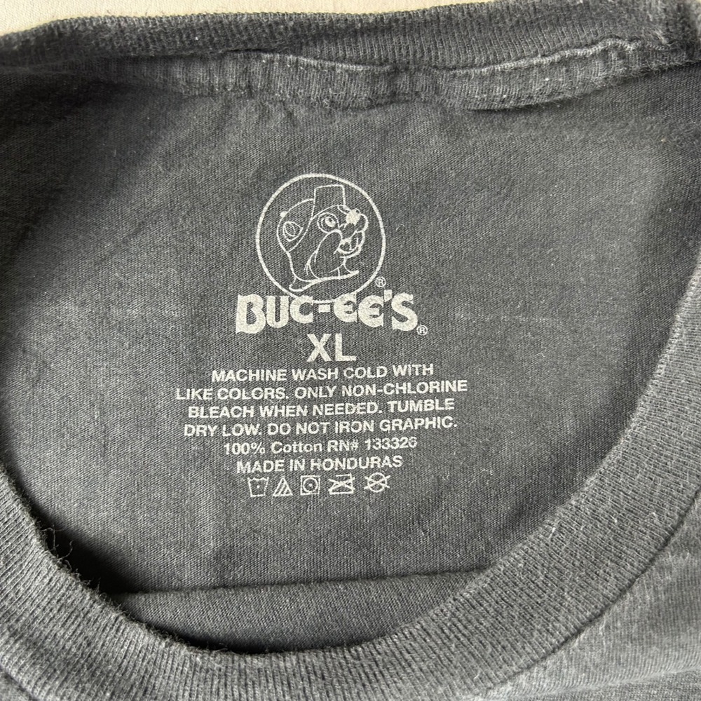 Buc-ees DJ Beaver Graphic T-Shirt Mens XL Black I'm Going Back To Buc-ees Tee - Picture 7 of 7